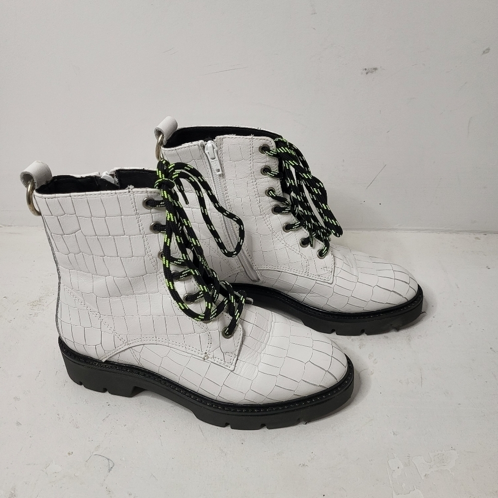 L'Intervalle Gene white croco leather boots Size 36 - Picture 9 of 11